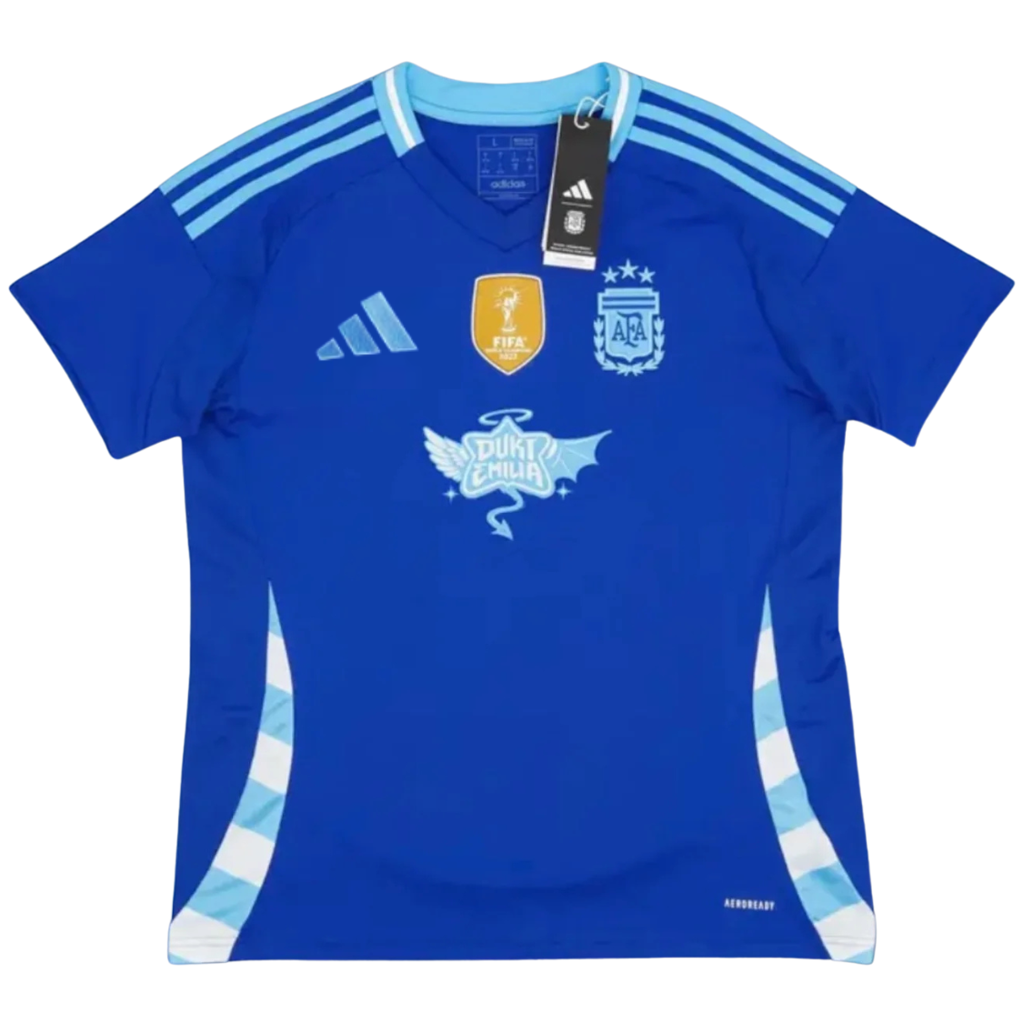 Camiseta Argentina x Duki y Emilia